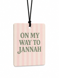 Car air freshener on my way to Jannah