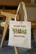 Tote-bag Olive You Palestine