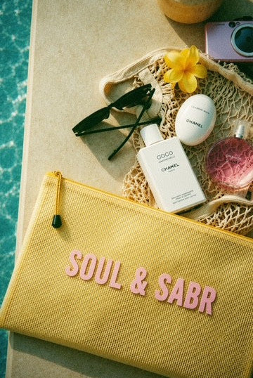 Trousse transparente Soul & Sabr
