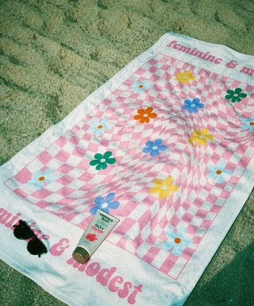 Serviette de plage feminine & modest