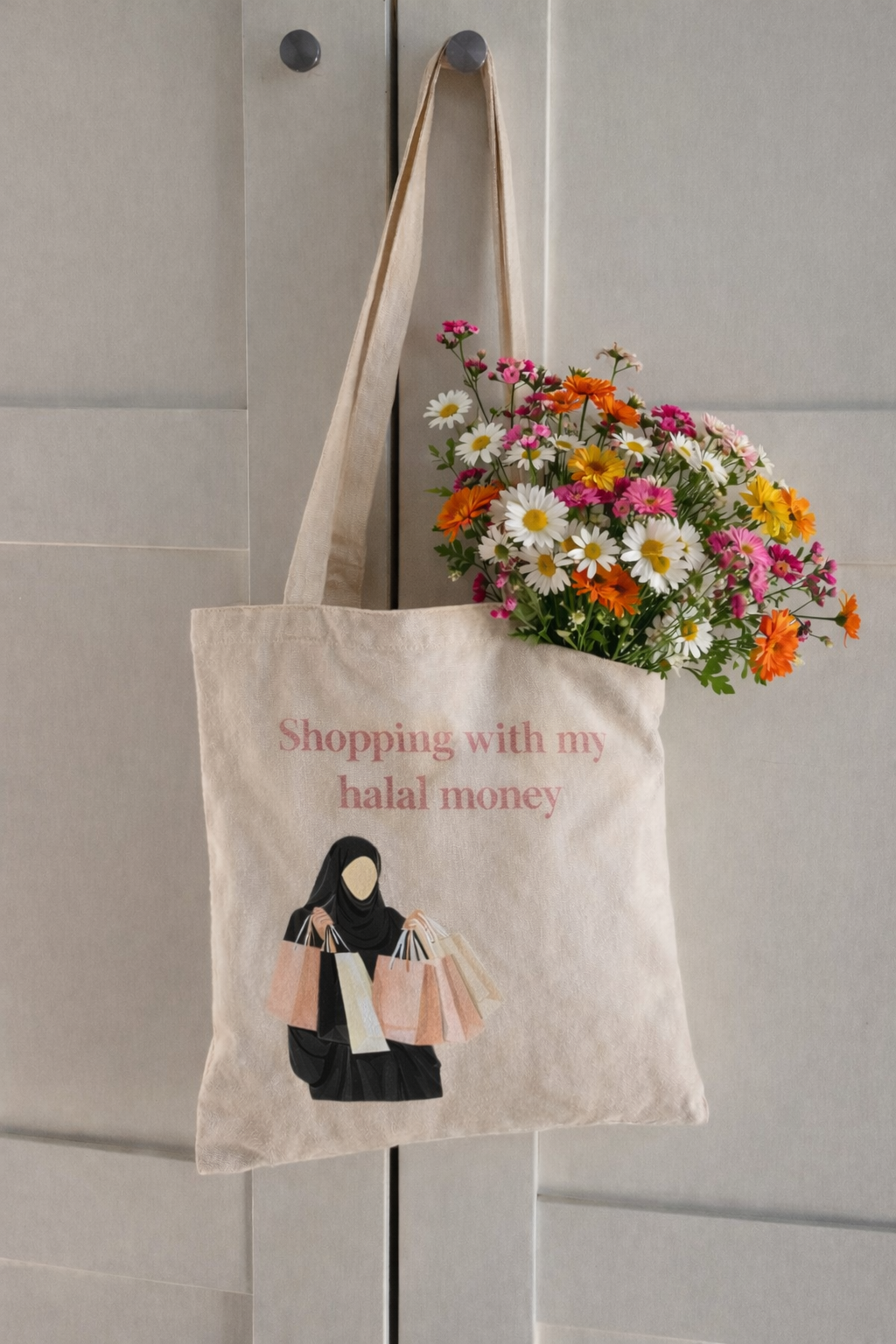 Tote-Bag Shopping with my halal money
